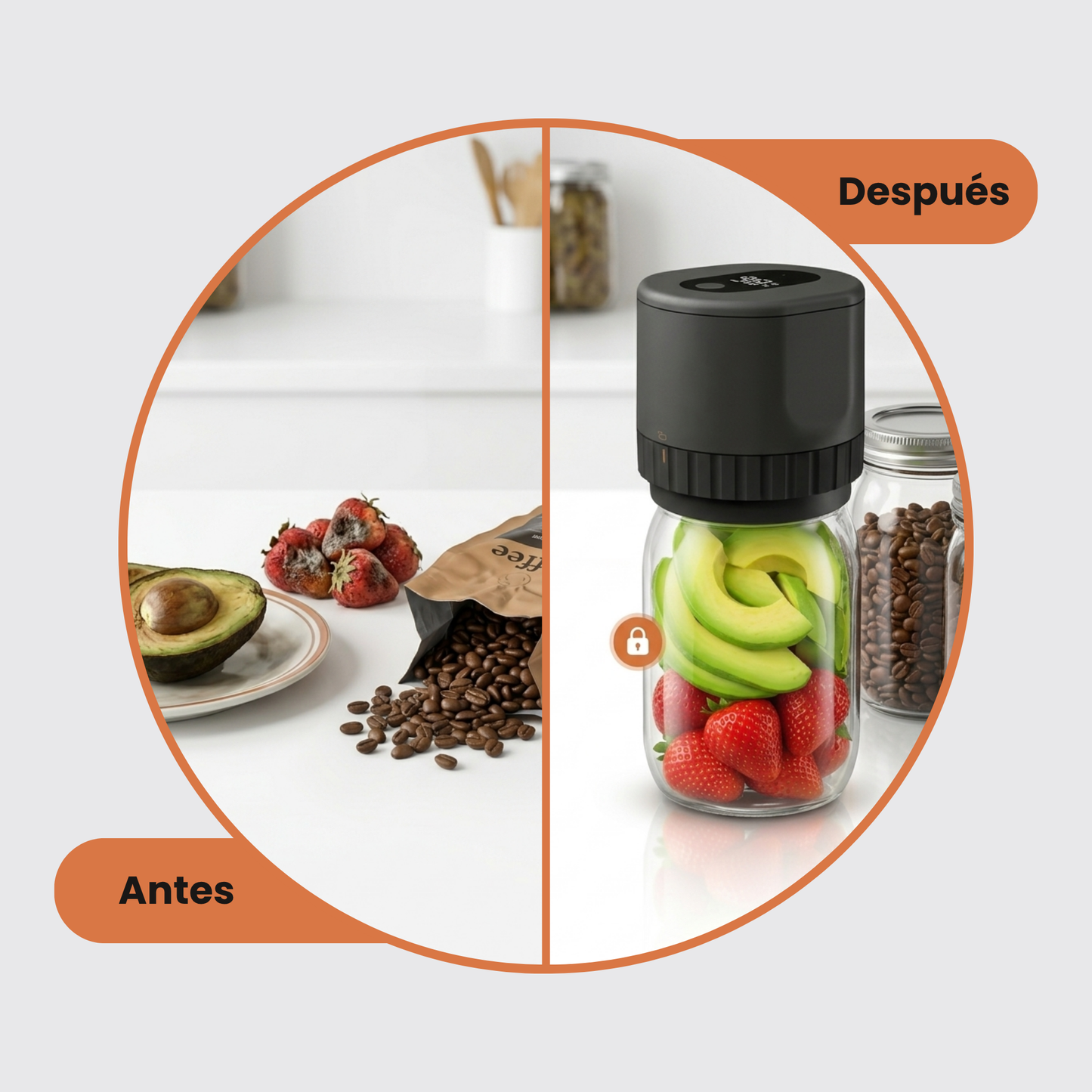 Preserveo™ Sellador Al Vacío Para Frascos