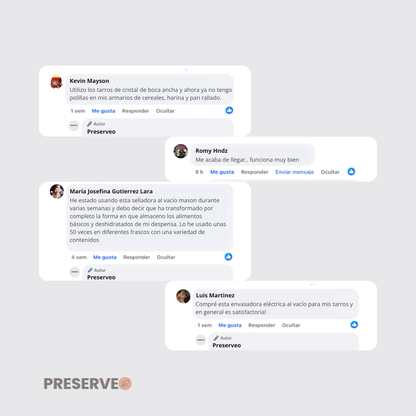 Preserveo™ Sellador Al Vacío Para Frascos